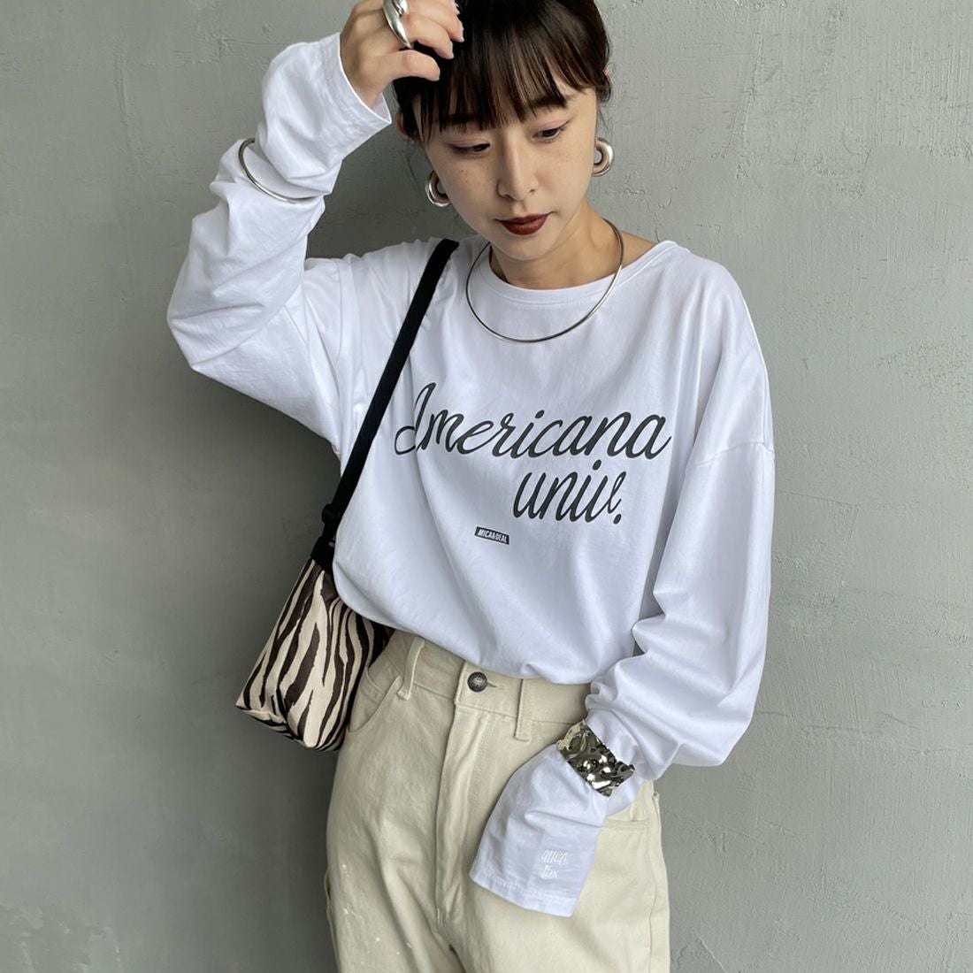 MICA&DEAL [マイカアンドディール] AMERICANA × MICA&DEAL ロングスリーブTシャツ [0125309271]