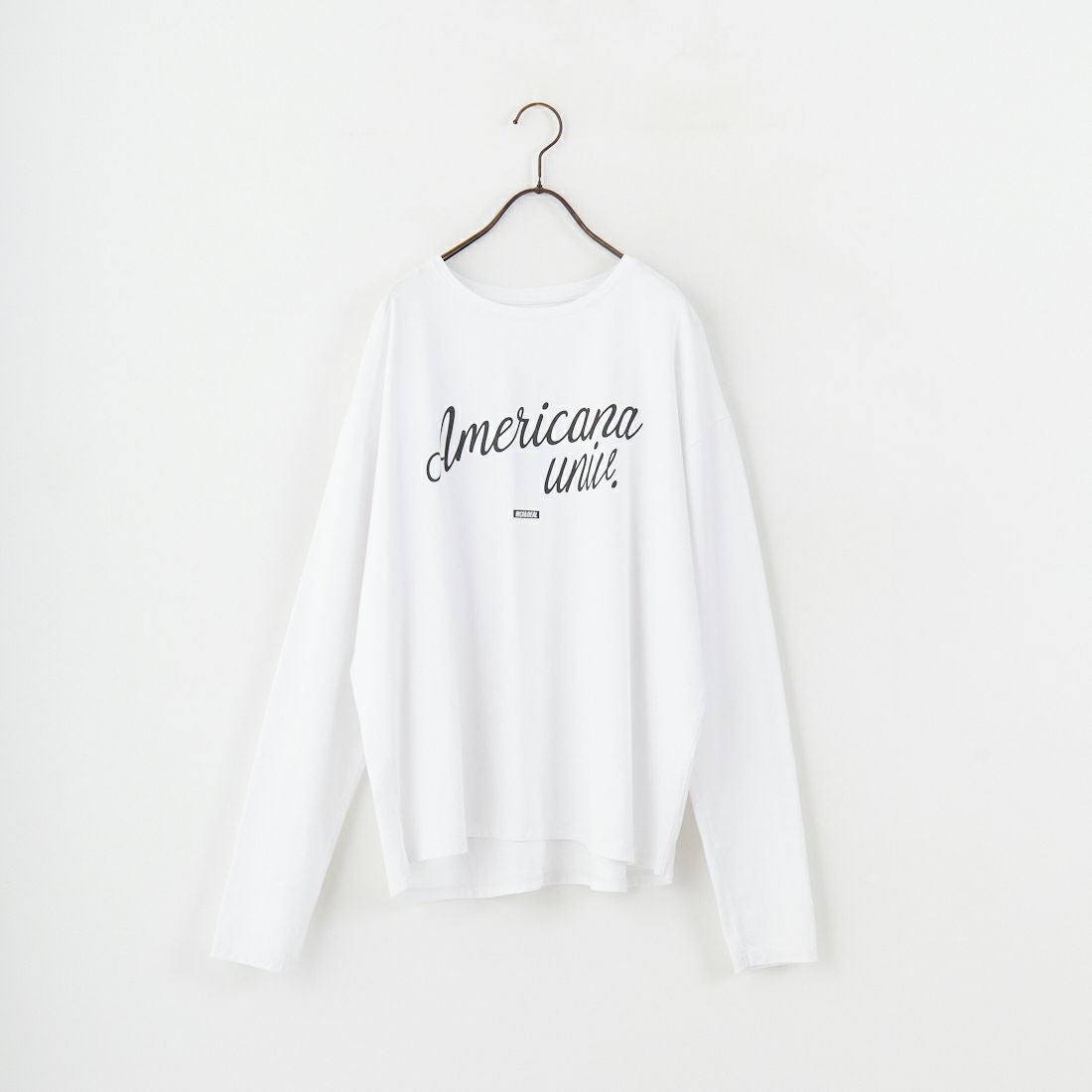 MICA&DEAL [マイカアンドディール] AMERICANA × MICA&DEAL ロングスリーブTシャツ [0125309271] WHITE