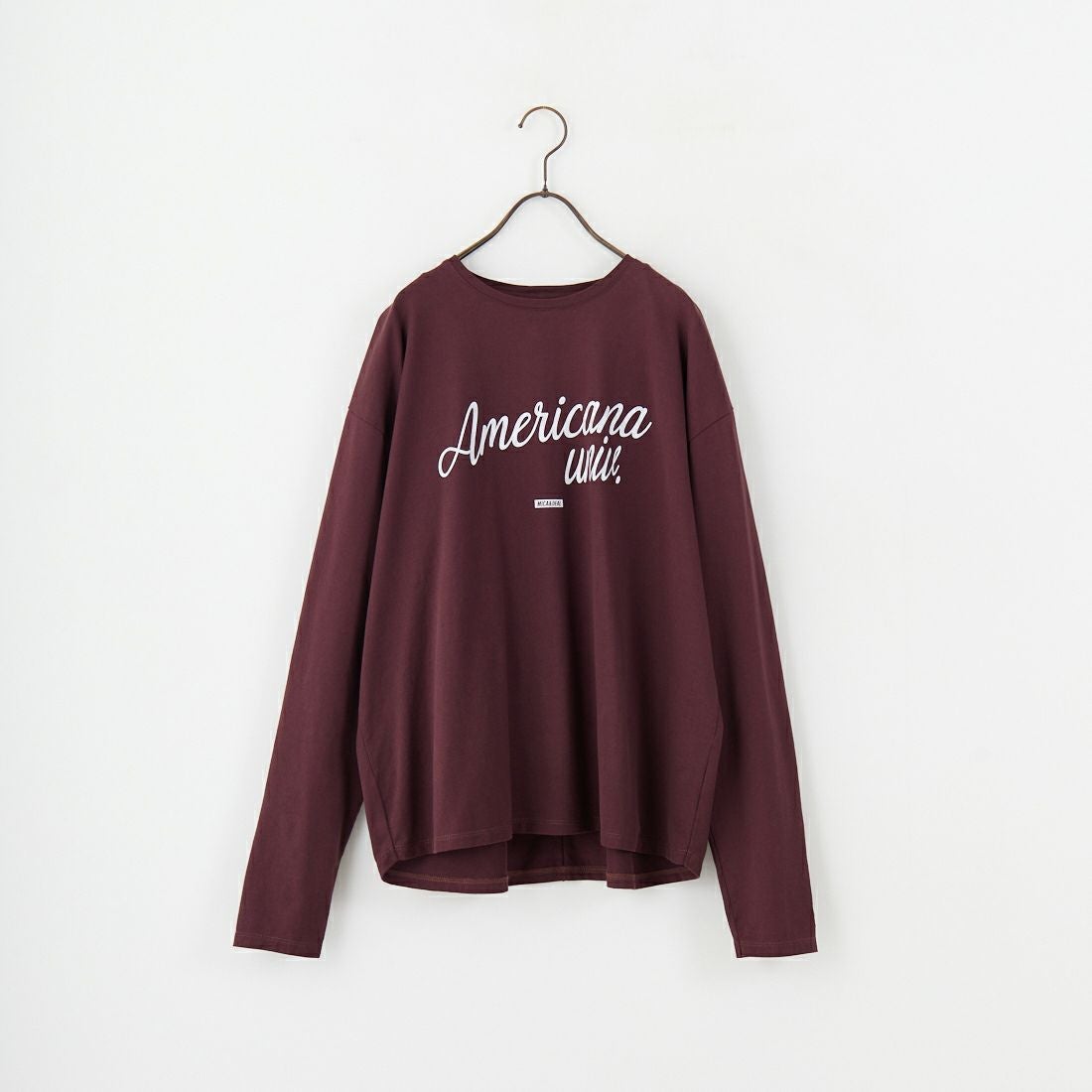 MICA&DEAL [マイカアンドディール] AMERICANA × MICA&DEAL ロングスリーブTシャツ [0125309271] BROWN