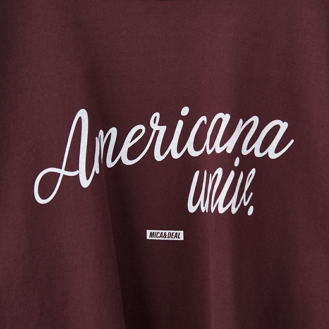 MICA&DEAL [マイカアンドディール] AMERICANA × MICA&DEAL ロングスリーブTシャツ [0125309271] BROWN