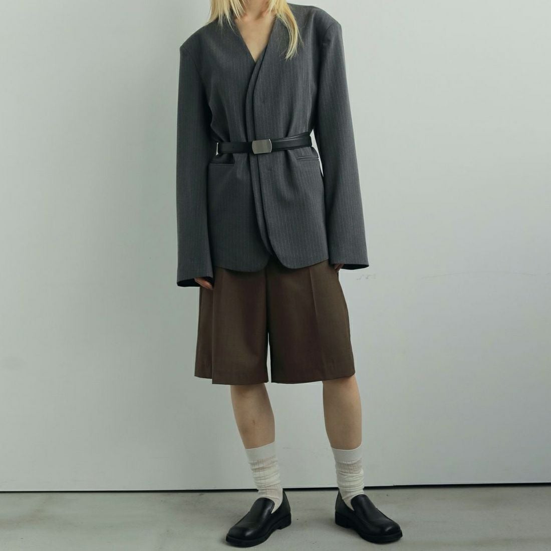 anuke [アンヌーク] センタープレス ハーフパンツ [62520710] BRN