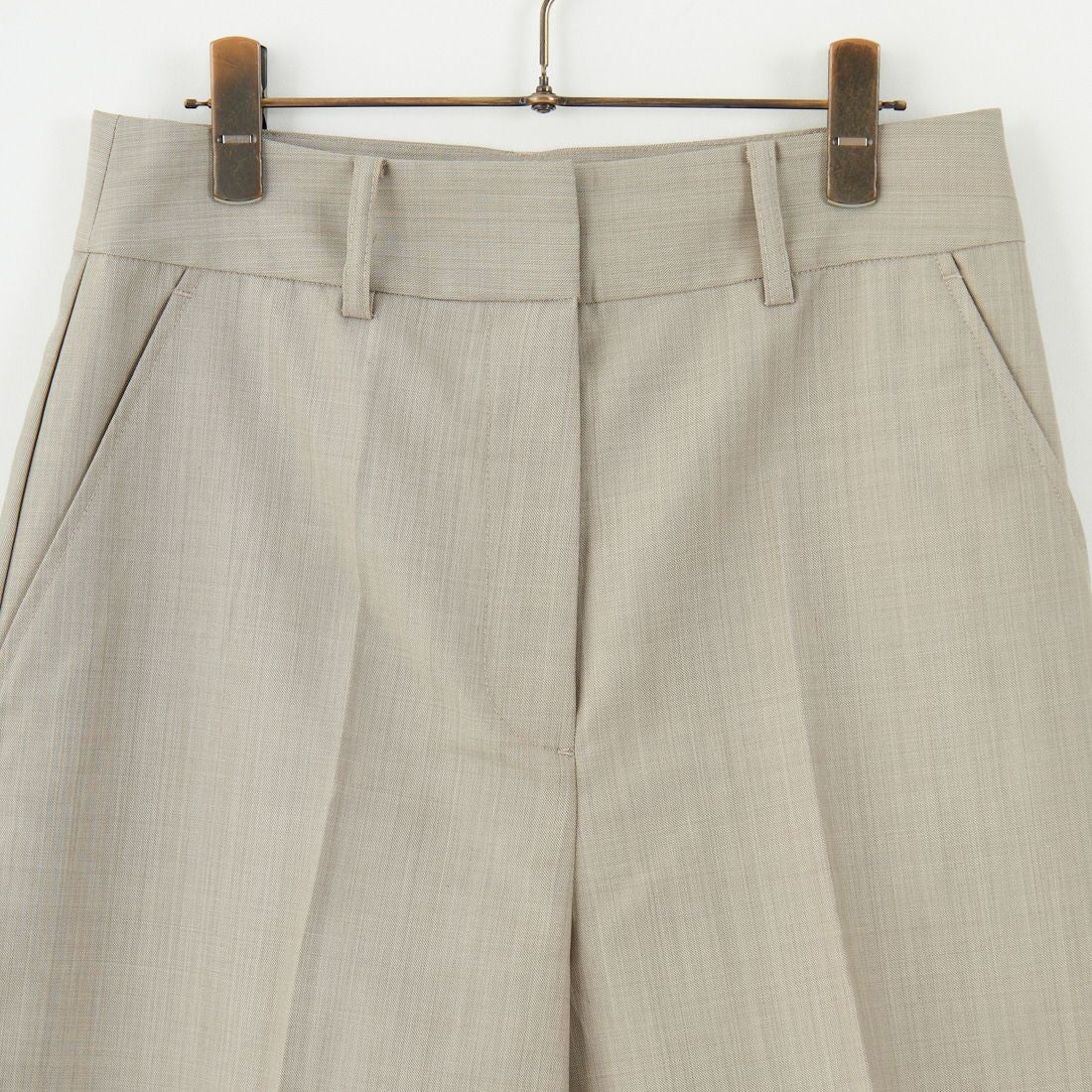 anuke [アンヌーク] センタープレス ハーフパンツ [62520710] BEG