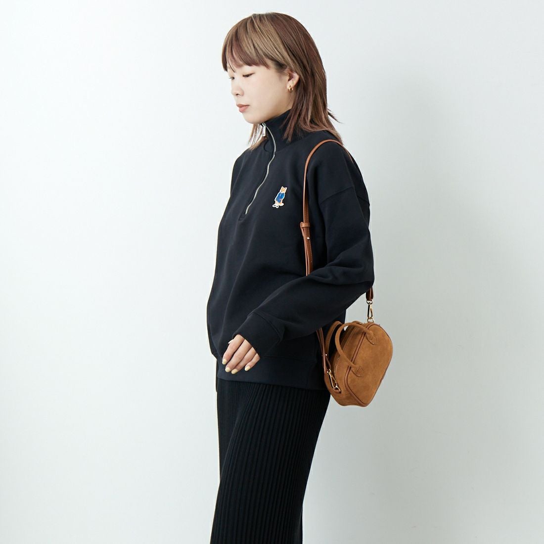 MAISON KITSUNE [メゾン キツネ] ドレスドフォックス ハーフジップ