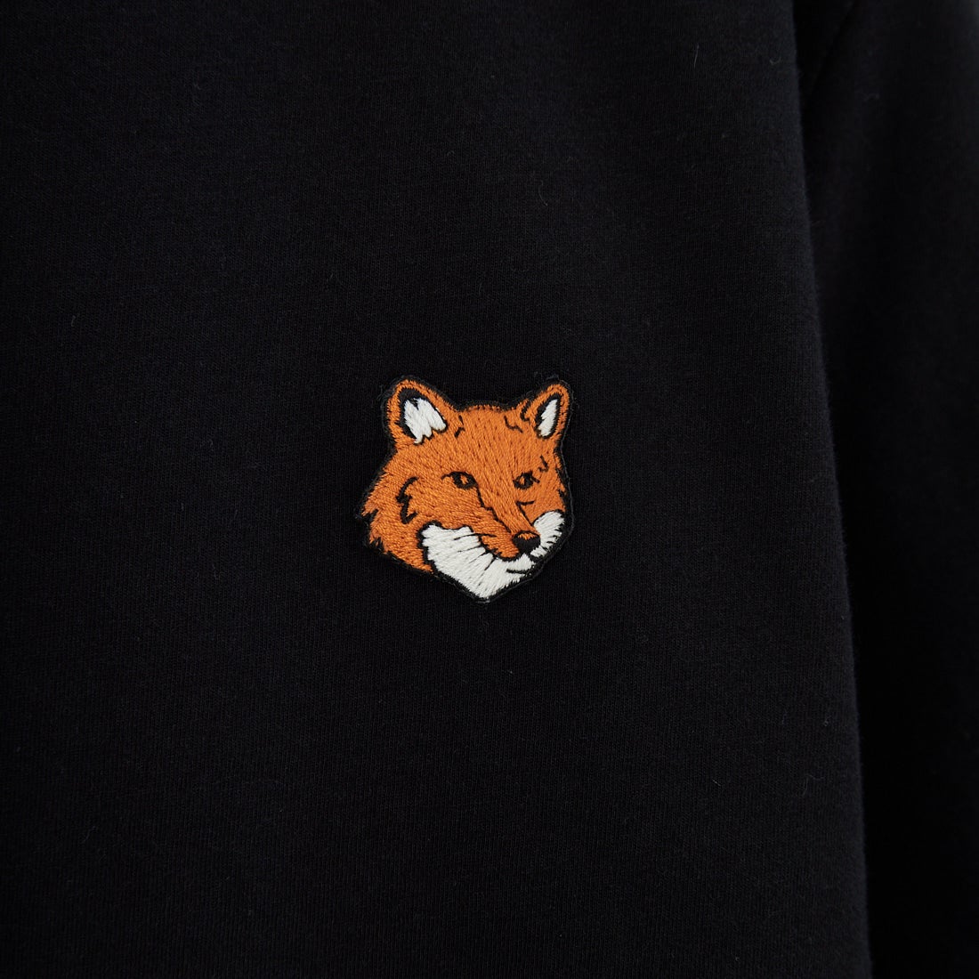 MAISON KITSUNE [メゾン キツネ] フォックスヘッド レギュラーTシャツ [PM00107KJ7026] P199 BLACK