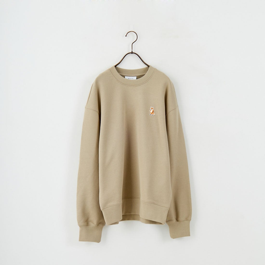 MAISON KITSUNE [メゾン キツネ] スタンディングフォックス コンフォートスウェット [PM00311KM0341] 0302 C.BEI