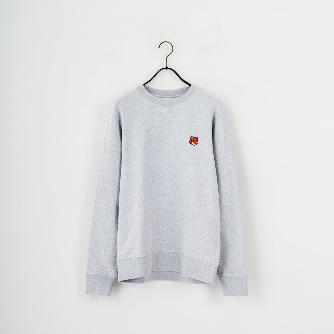 MAISON KITSUNE [メゾン キツネ] フォックスヘッド レギュラースウェット [PM00303KM0340] H120 LT.GR