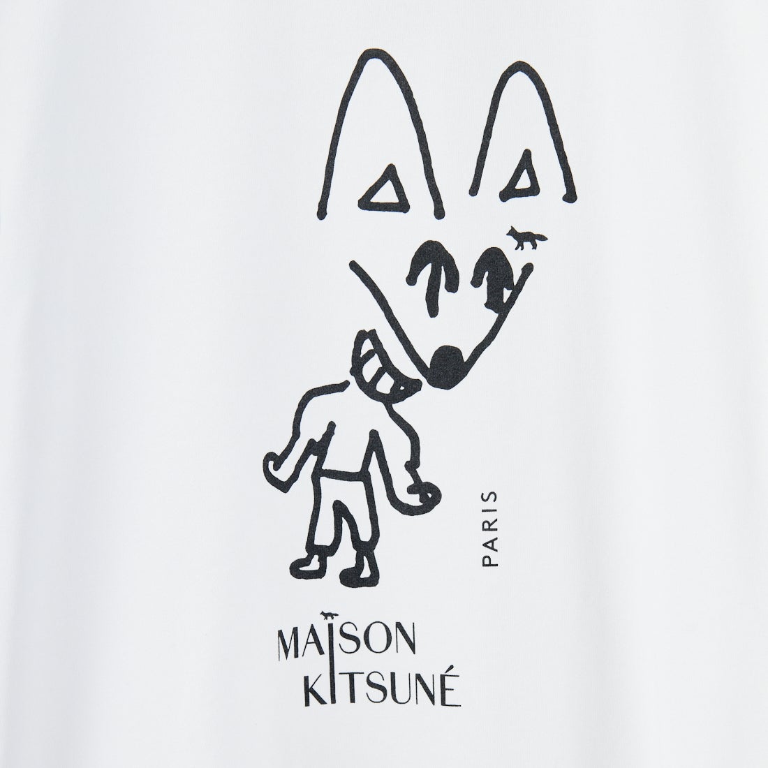 MAISON KITSUNE [メゾン キツネ] パーティーフォックス コンフォートTシャツ [PM00116KJ7025] P100 WHITE