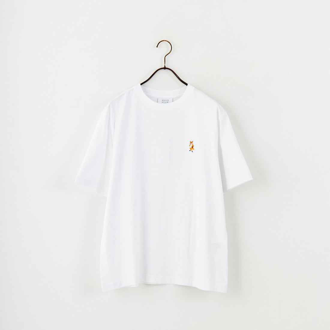 MAISON KITSUNE [メゾン キツネ] スタンディングフォックス コンフォートTシャツ [PM00123KJ7026] P100 WHITE