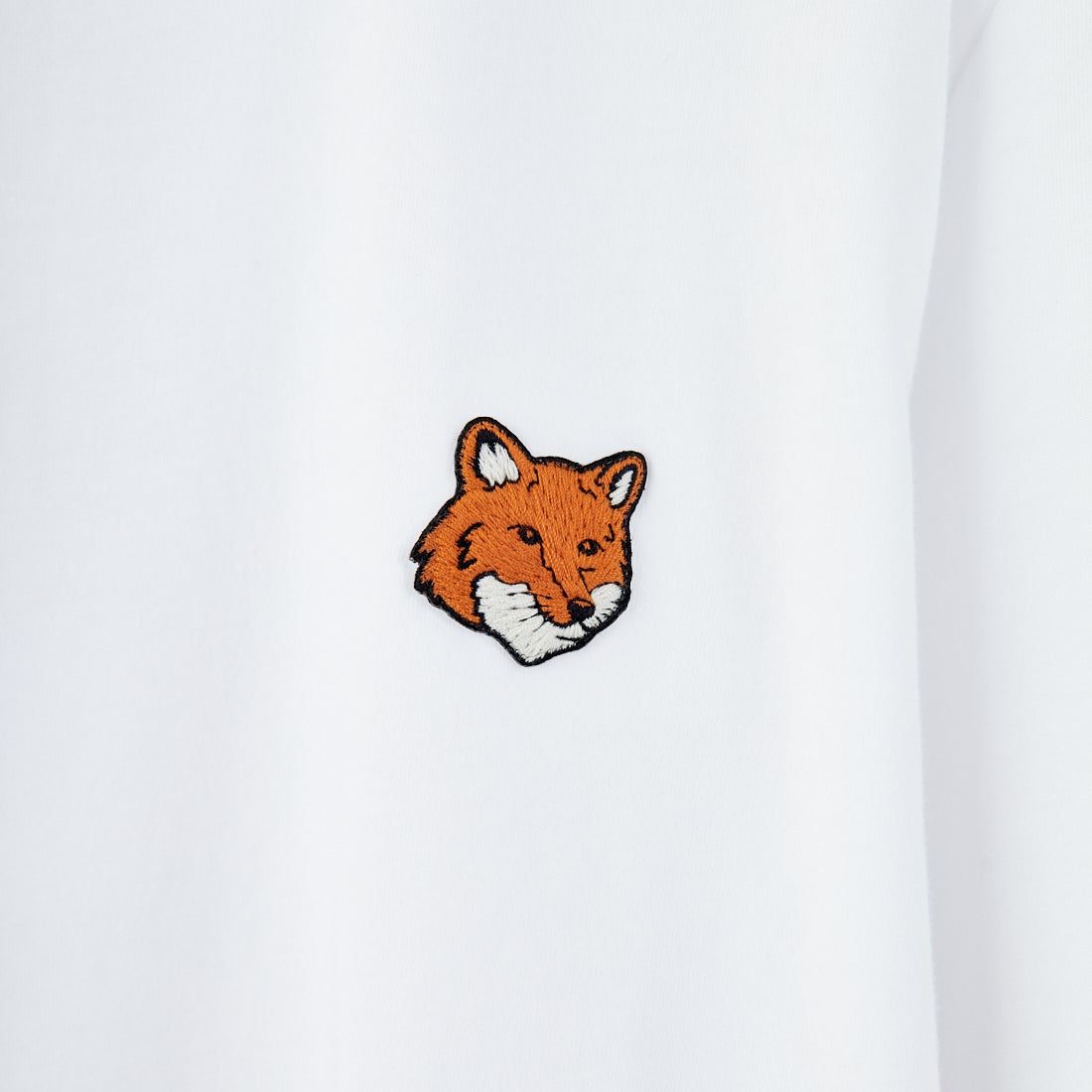 MAISON KITSUNE [メゾン キツネ] フォックスヘッド レギュラーTシャツ [PM00107KJ7026]  P100 WHITE