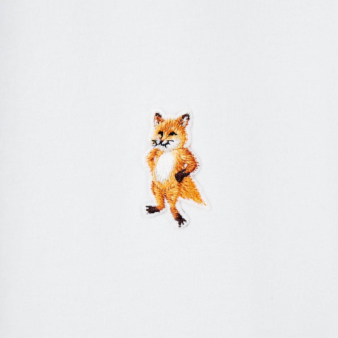 MAISON KITSUNE [メゾン キツネ] スタンディングフォックス コンフォートTシャツ [PM00123KJ7026] P100 WHITE