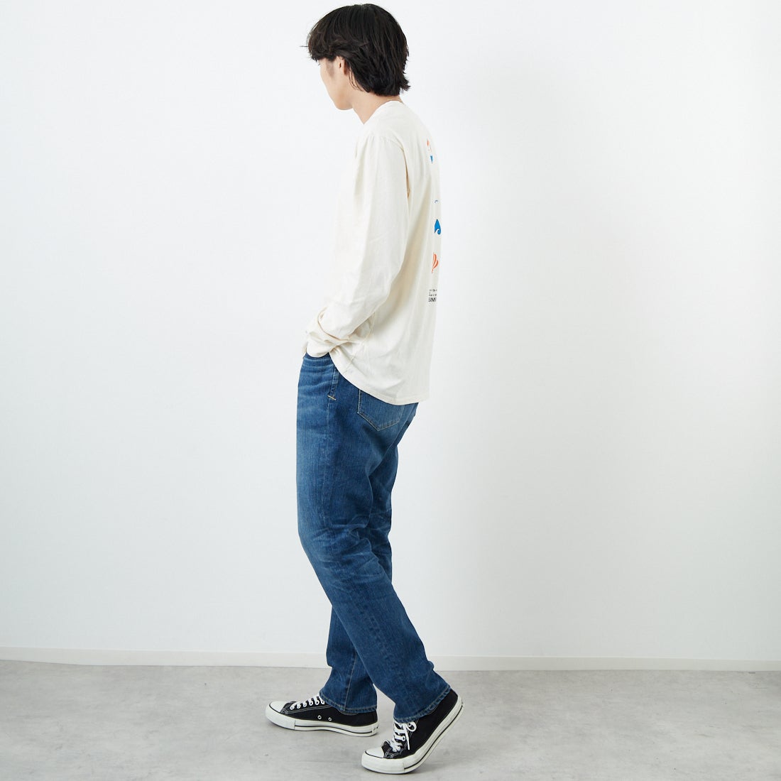 YANUK [ヤヌーク] PREMIUM2 テーパード PHILIP/フィリップ [57251001] PBL &&モデル身長：179cm 着用サイズ：34&&