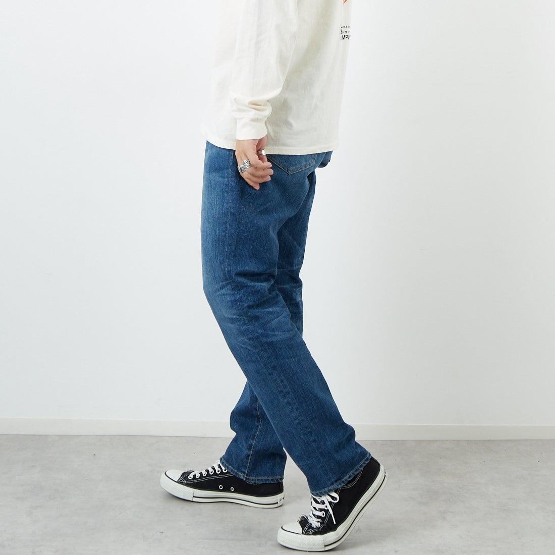 YANUK [ヤヌーク] PREMIUM2 テーパード PHILIP/フィリップ [57251001] PBL &&モデル身長：179cm 着用サイズ：34&&