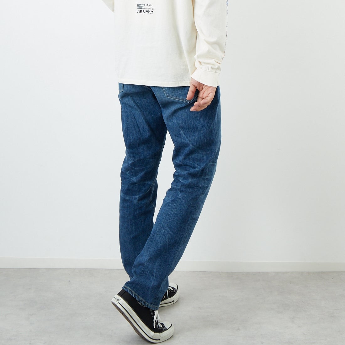 YANUK [ヤヌーク] PREMIUM2 テーパード PHILIP/フィリップ [57251001] PBL &&モデル身長：179cm 着用サイズ：34&&