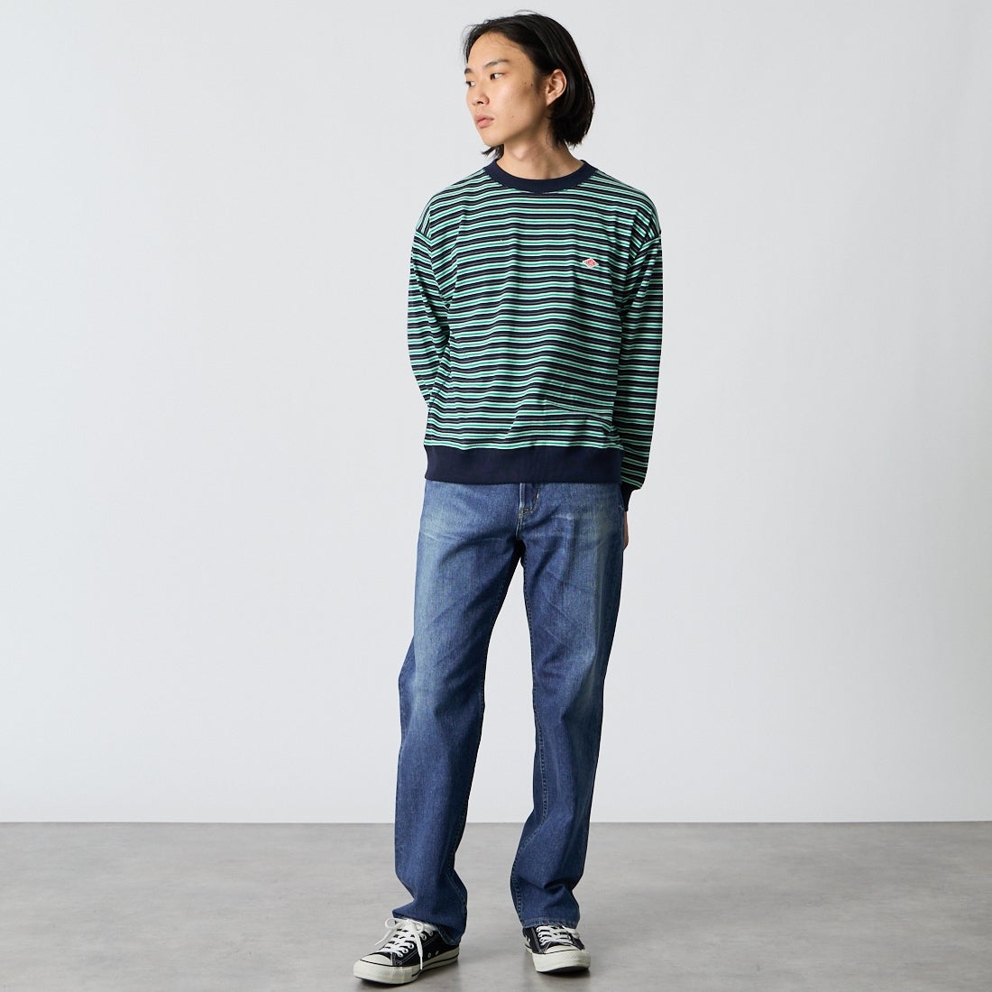 YANUK [ヤヌーク] PREMIUM2 クラシックストレート BEN/ベン [57253031] PLB &&モデル身長：175cm 着用サイズ：28&&