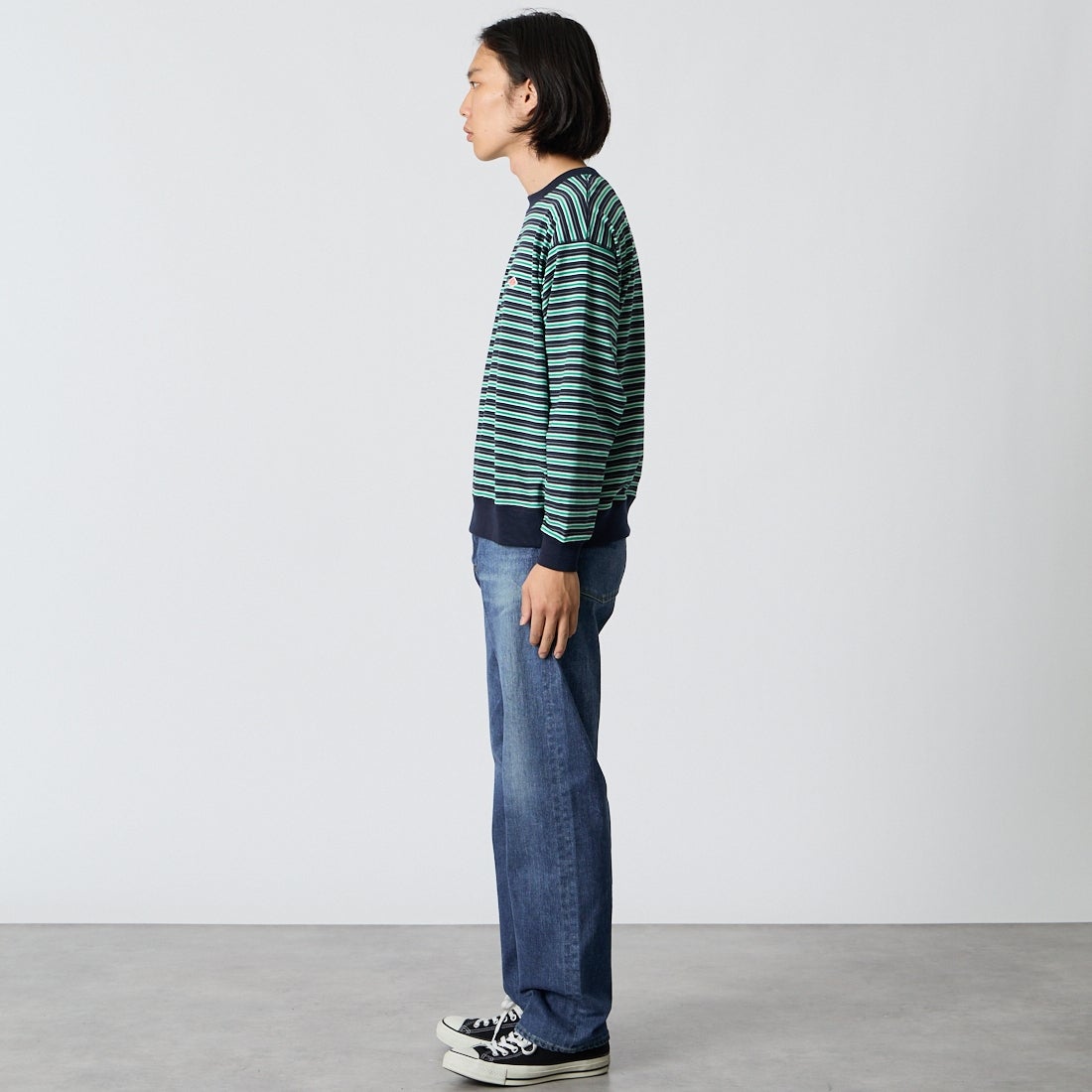 YANUK [ヤヌーク] PREMIUM2 クラシックストレート BEN/ベン [57253031] PLB &&モデル身長：175cm 着用サイズ：28&&