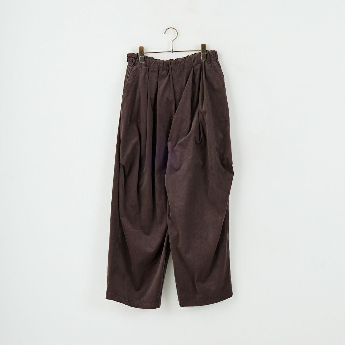mizuiro ind [ミズイロインド] 別注 コーデュロイワイドパンツ [50053-JF] BROWN