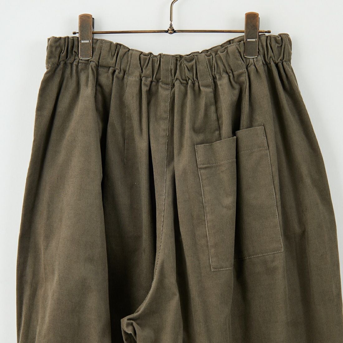 mizuiro ind [ミズイロインド] 別注 コーデュロイワイドパンツ [50053-JF] KHAKI