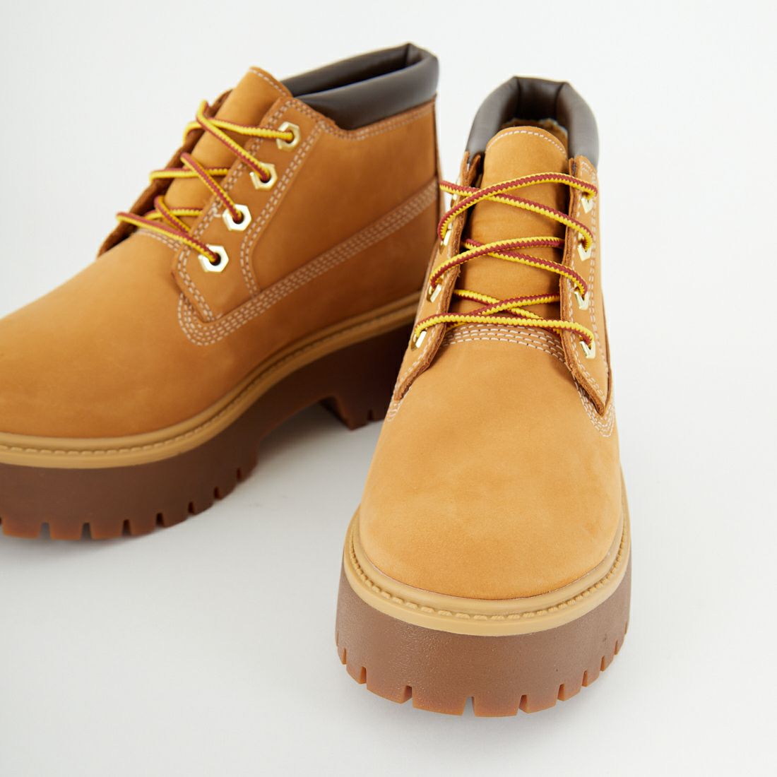 TIMBERLAND [ティンバーランド] ストーンストリート ミッドプラットフォーム チャッカブーツ [A5RF9] 231 WHEAT