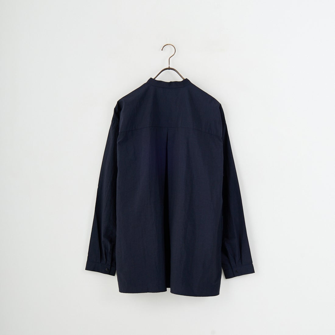 amne [アンヌ] ナイロンパークシャツ [AMN-SH-053] NAVY