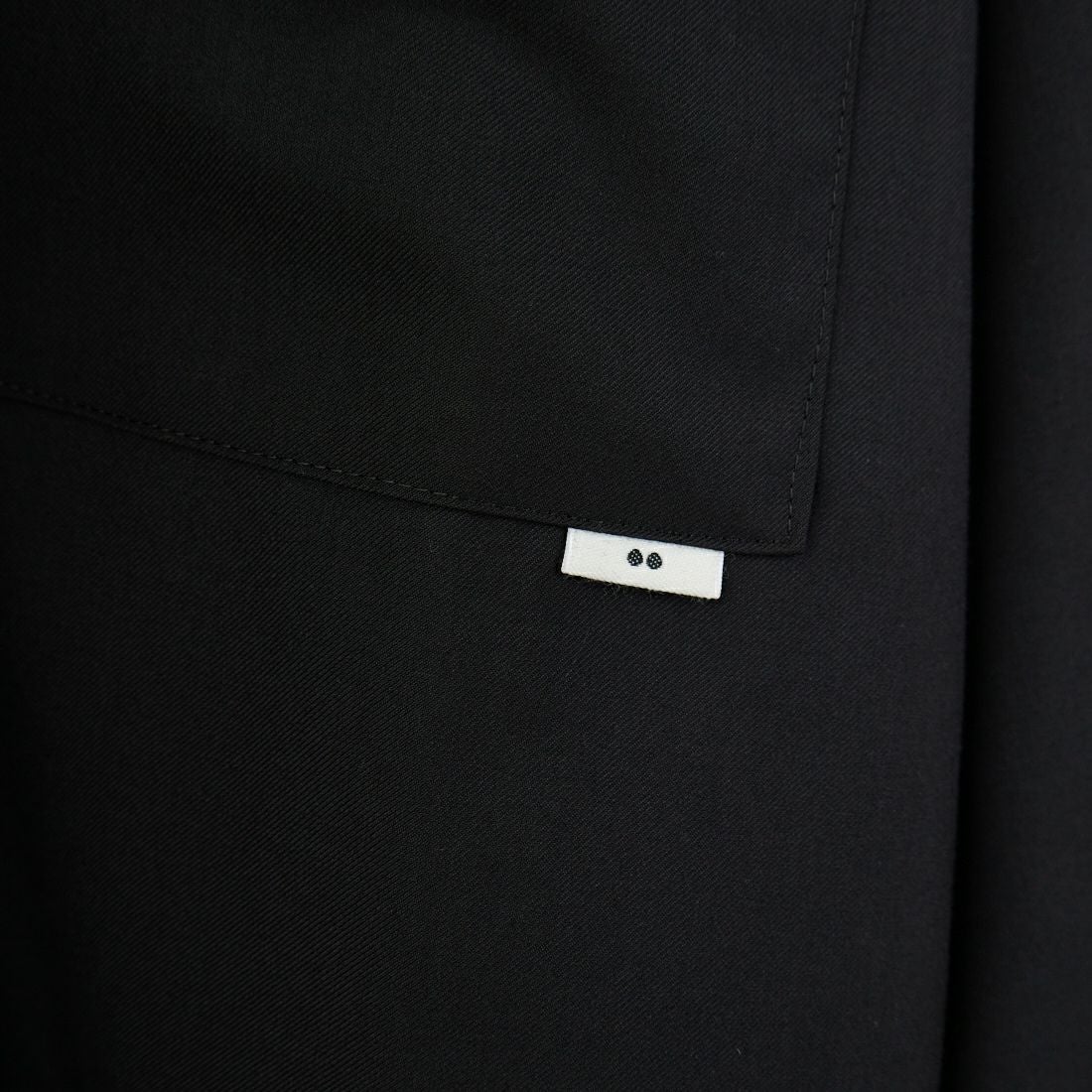 amne [アンヌ] ギャバジンクラシックシャツ [AMN-SH-054] BLACK