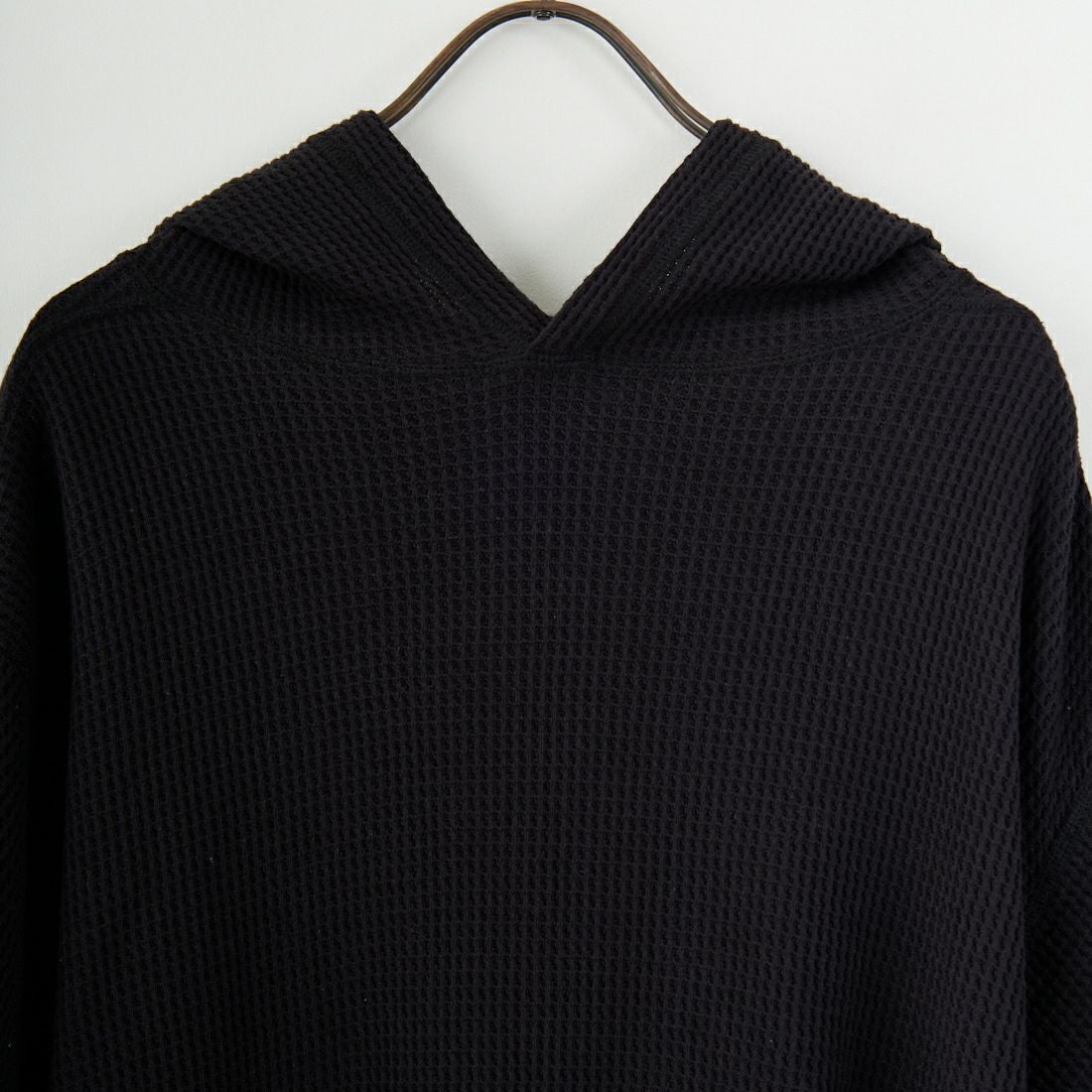 ARMY TWILL SANFORIZED [アーミーツイル サンフォライズド] ワッフルフーディ [AM-2553009] BLACK