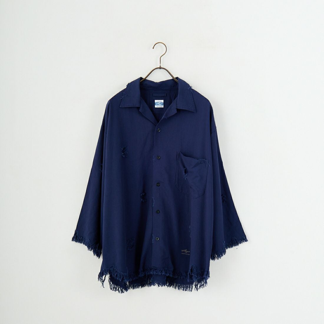 ARMY TWILL SANFORIZED [アーミーツイル サンフォライズド] ダメージソフトツイルシャツ [AM-2557002] NAVY