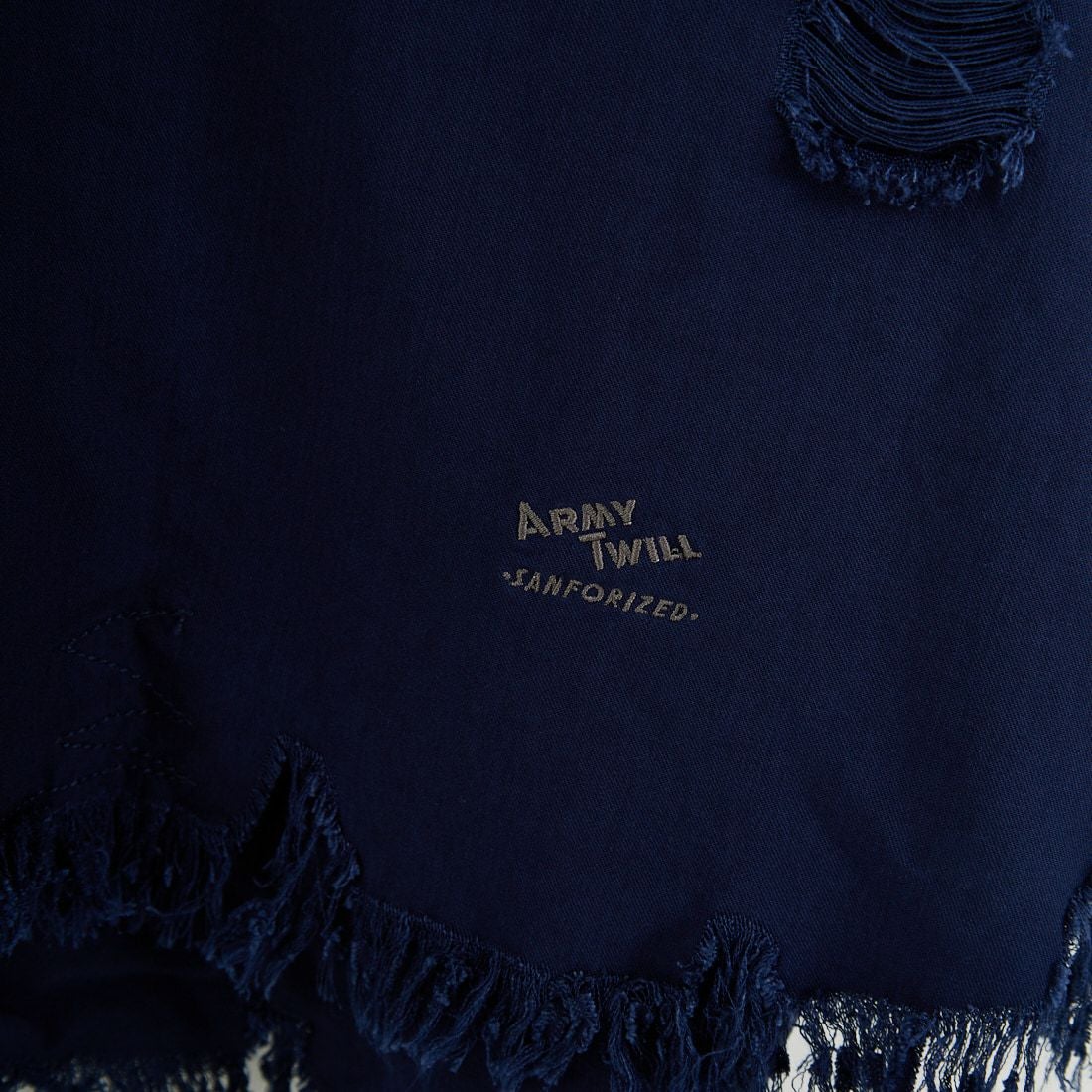 ARMY TWILL SANFORIZED [アーミーツイル サンフォライズド] ダメージソフトツイルシャツ [AM-2557002] NAVY