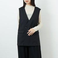 004 ﾌﾞﾗｯｸ &&モデル身長：162cm 着用サイズ：F&&