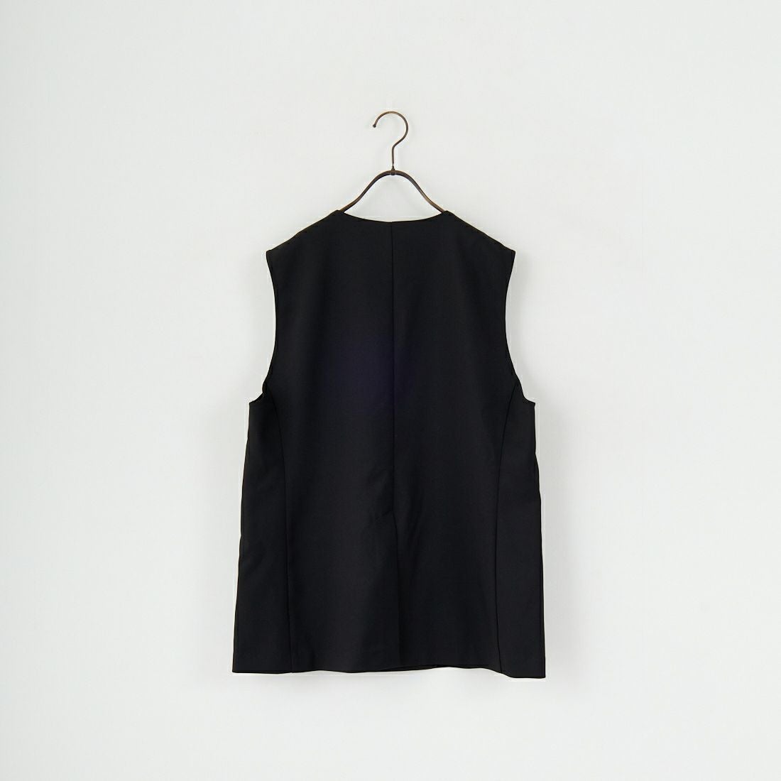 USINE [ユジーヌ] イージーケアツイルVネックベスト [21256059] 004 ﾌﾞﾗｯｸ