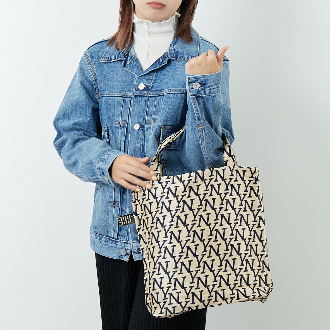 Bindu [ビンドゥー] NYジャガード リバーストートバッグ [BBB-2140] SERIF NAT