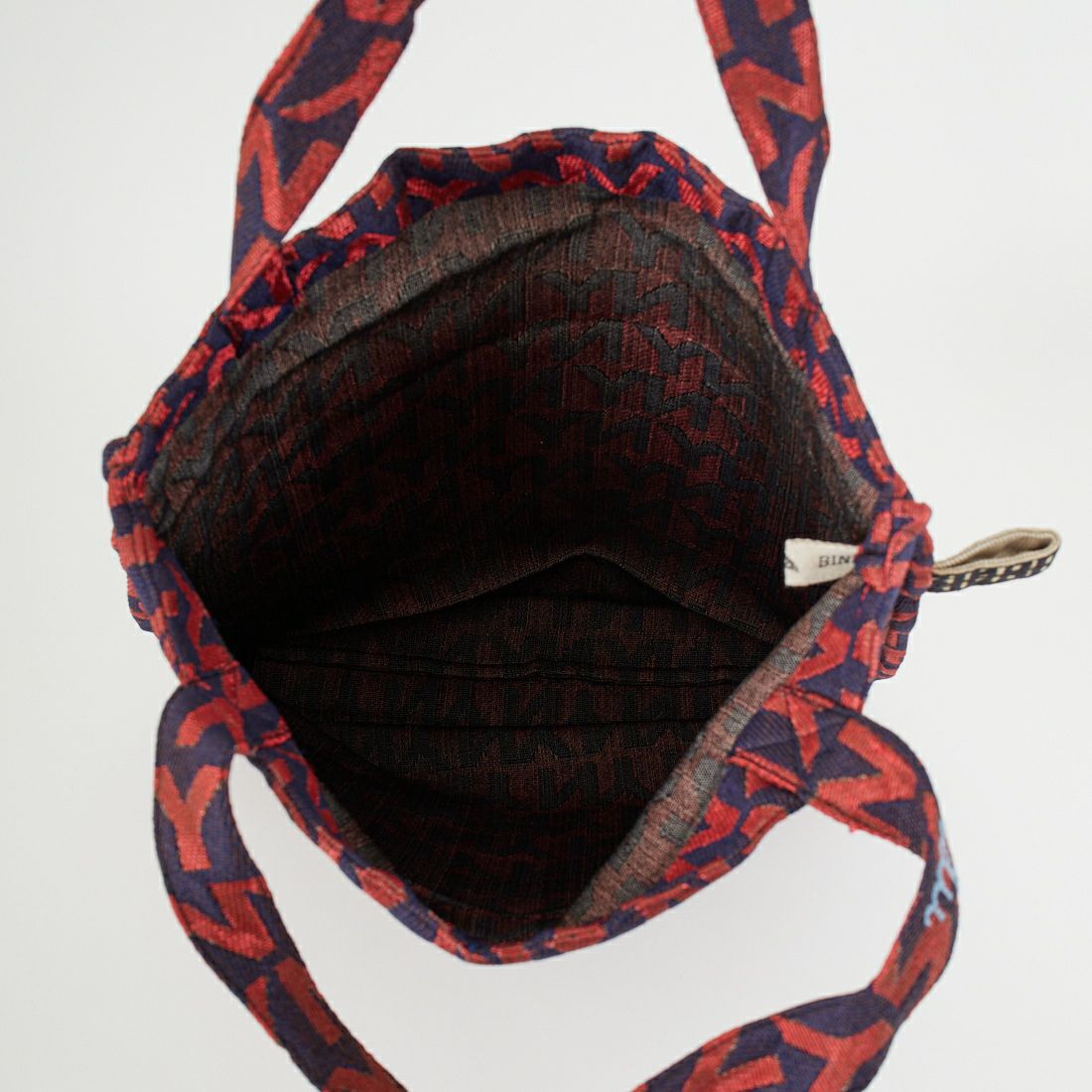 Bindu [ビンドゥー] NYジャガード リバーストートバッグ [BBB-2140] SANS RED N