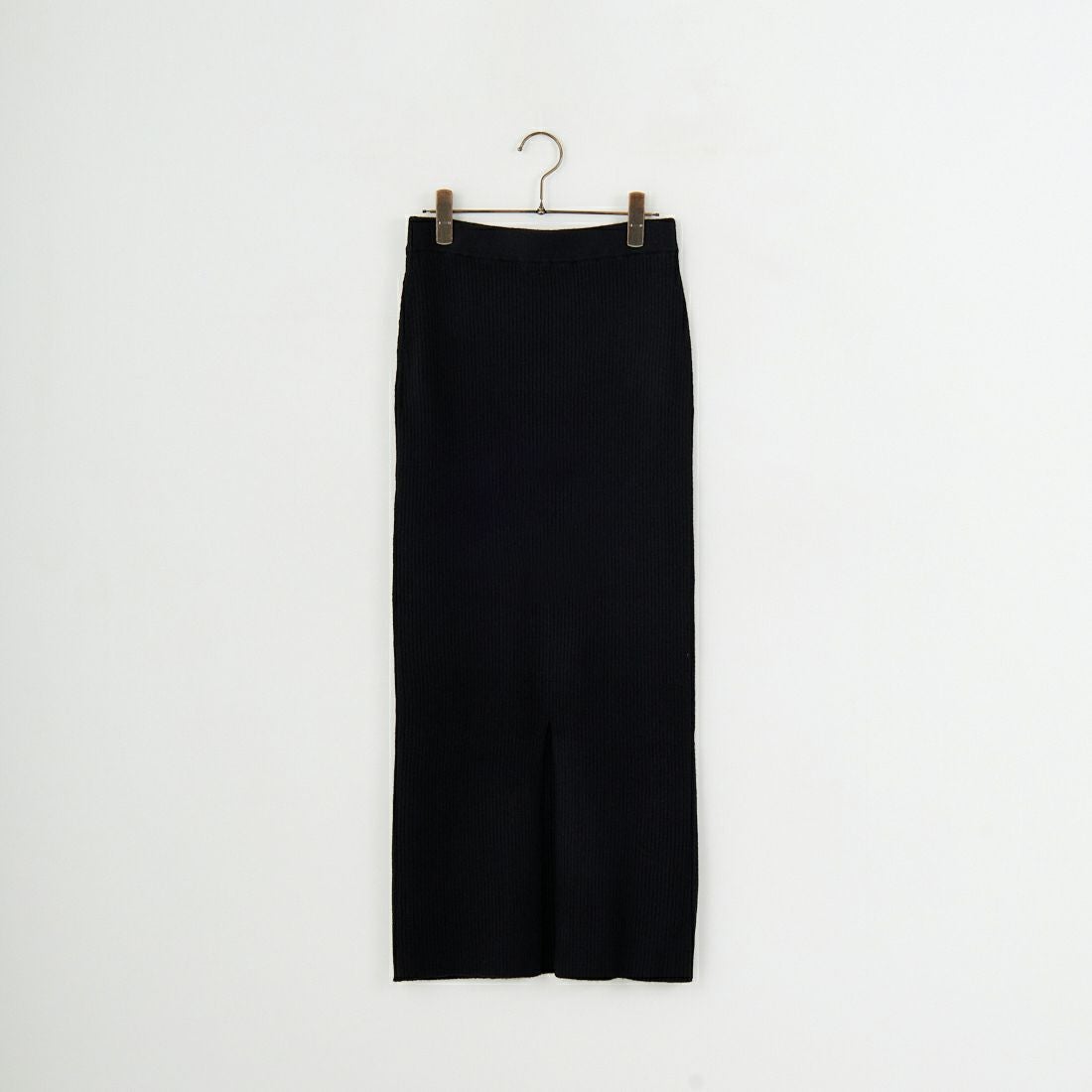 USINE [ユジーヌ] リブニットタイトスカート [IN1-KT-5] BLACK