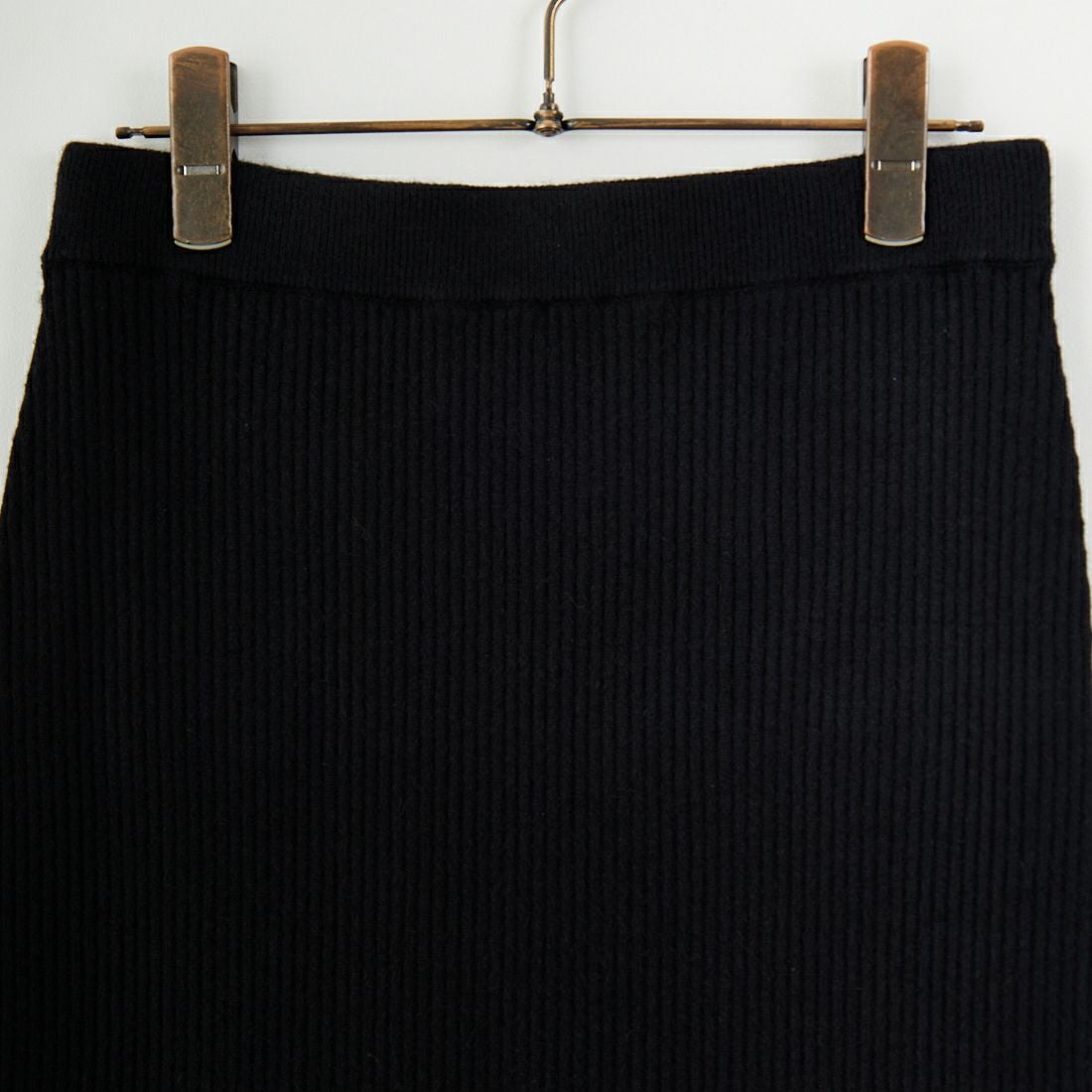 USINE [ユジーヌ] リブニットタイトスカート [IN1-KT-5] BLACK