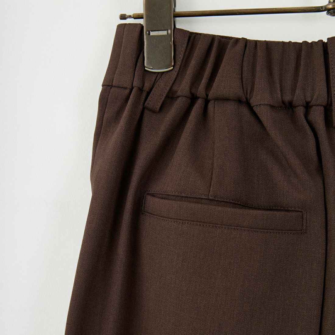 USINE [ユジーヌ] イージーケアツイル2タックワイドパンツ [21256057] 037 ﾌﾞﾗｳﾝ