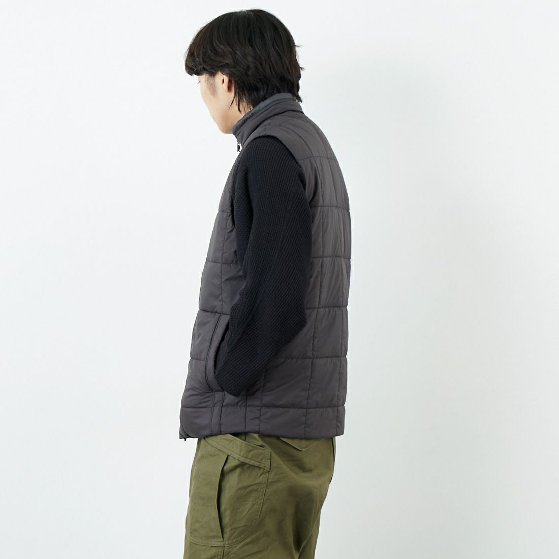 patagonia [パタゴニア] メンズ ライトガストベスト [20576] BLK &&モデル身長：179cm 着用サイズ：M&&