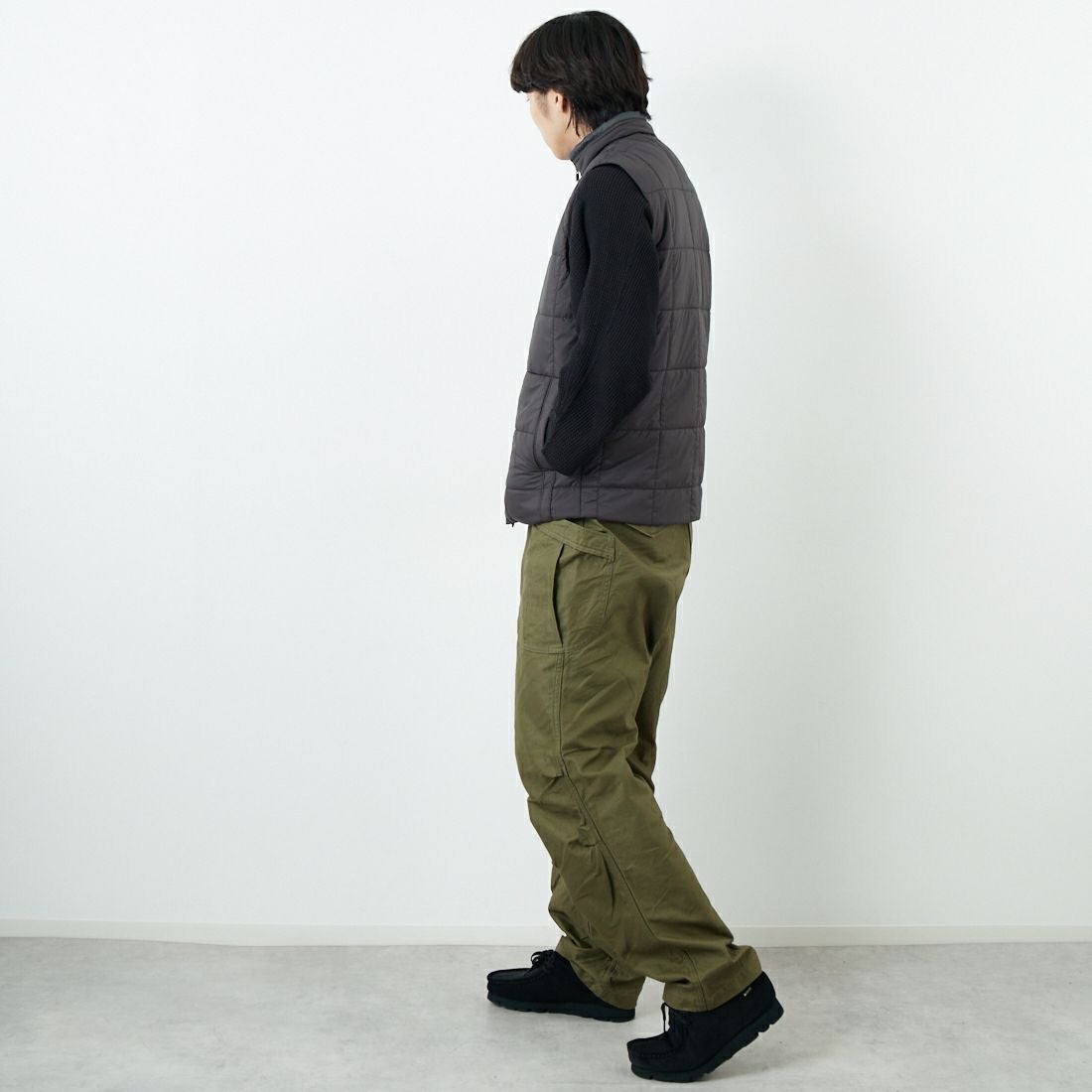 patagonia [パタゴニア] メンズ ライトガストベスト [20576] BLK &&モデル身長：179cm 着用サイズ：M&&