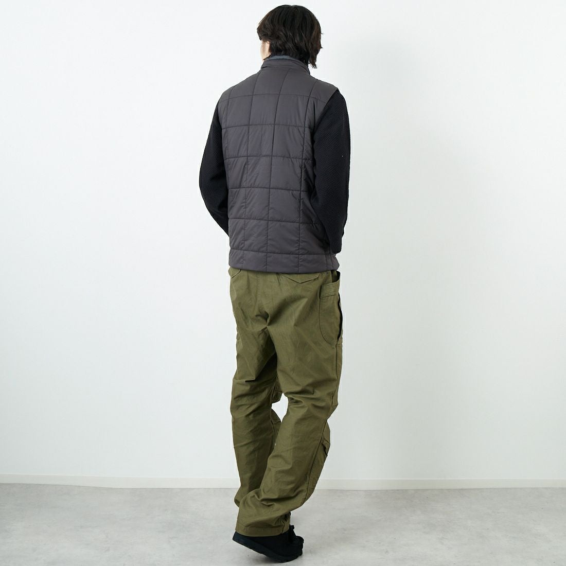 patagonia [パタゴニア] メンズ ライトガストベスト [20576] BLK &&モデル身長：179cm 着用サイズ：M&&