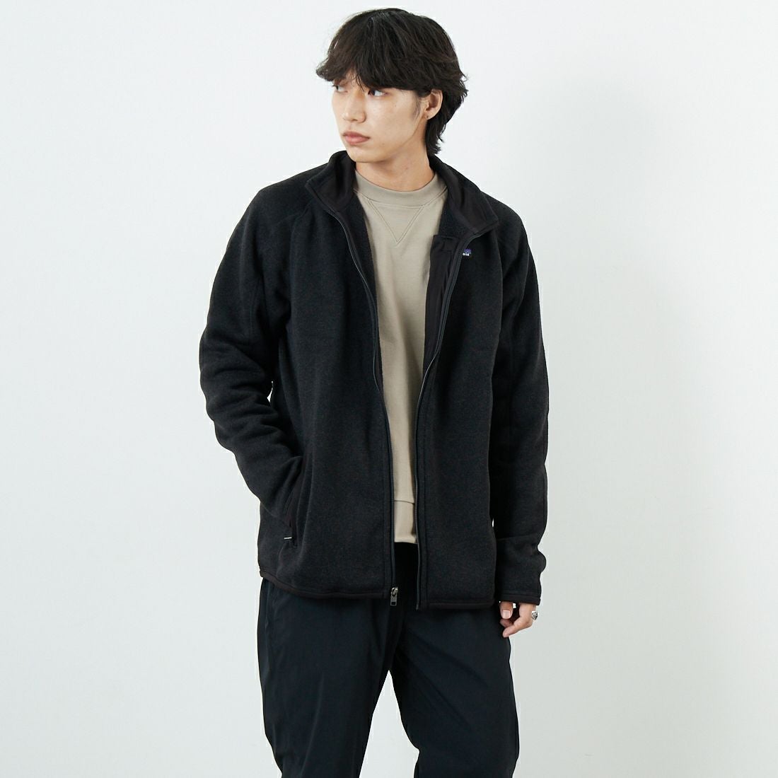 BLK &&モデル身長：179cm 着用サイズ：L&&