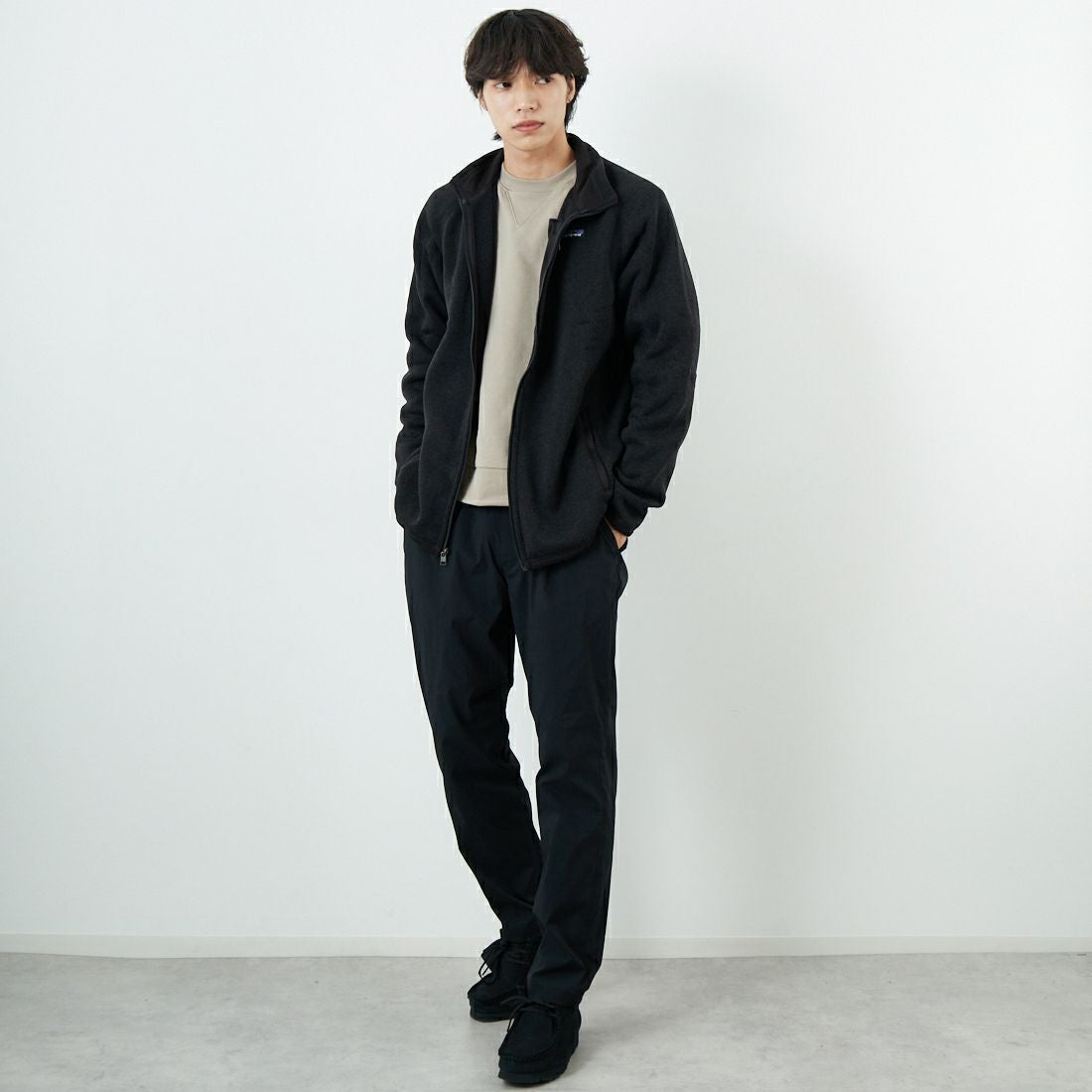 patagonia [パタゴニア] メンズ ベターセータージャケット [25528] BLK &&モデル身長：179cm 着用サイズ：L&&