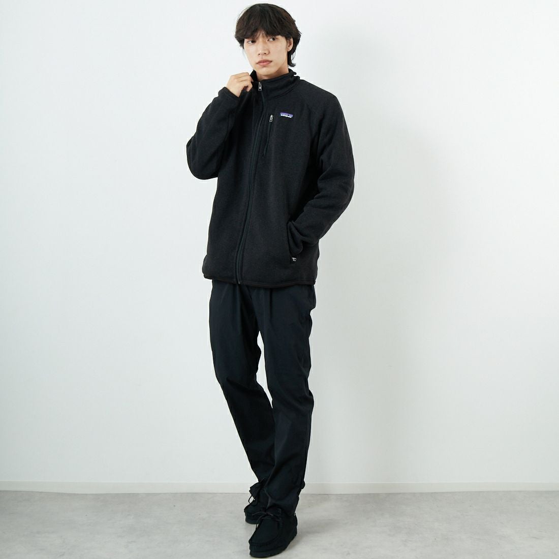 patagonia [パタゴニア] メンズ ベターセータージャケット [25528] BLK &&モデル身長：179cm 着用サイズ：L&&