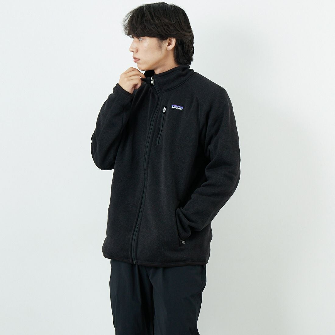 patagonia [パタゴニア] メンズ ベターセータージャケット [25528] BLK &&モデル身長：179cm 着用サイズ：L&&