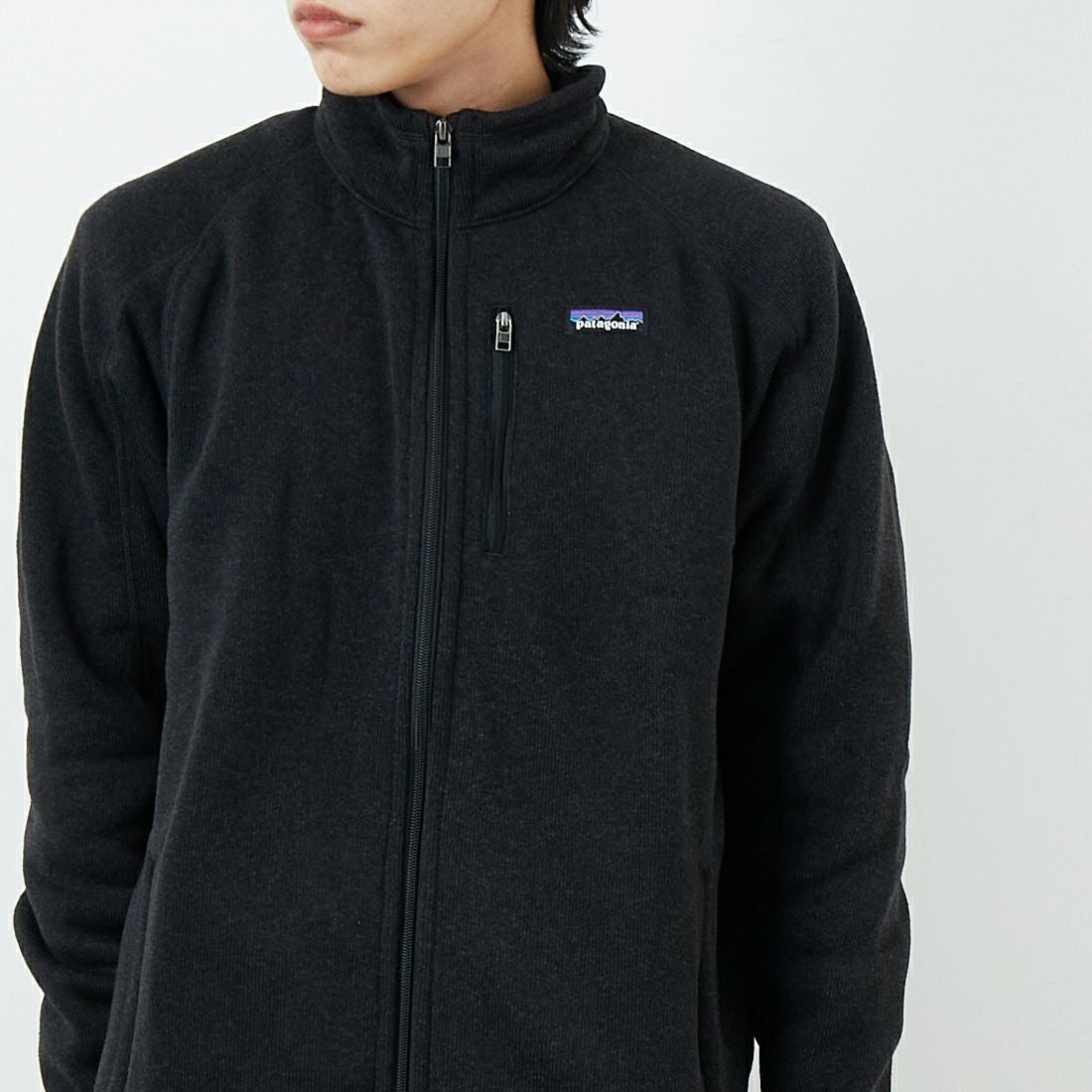 patagonia [パタゴニア] メンズ ベターセータージャケット [25528] BLK &&モデル身長：179cm 着用サイズ：L&&