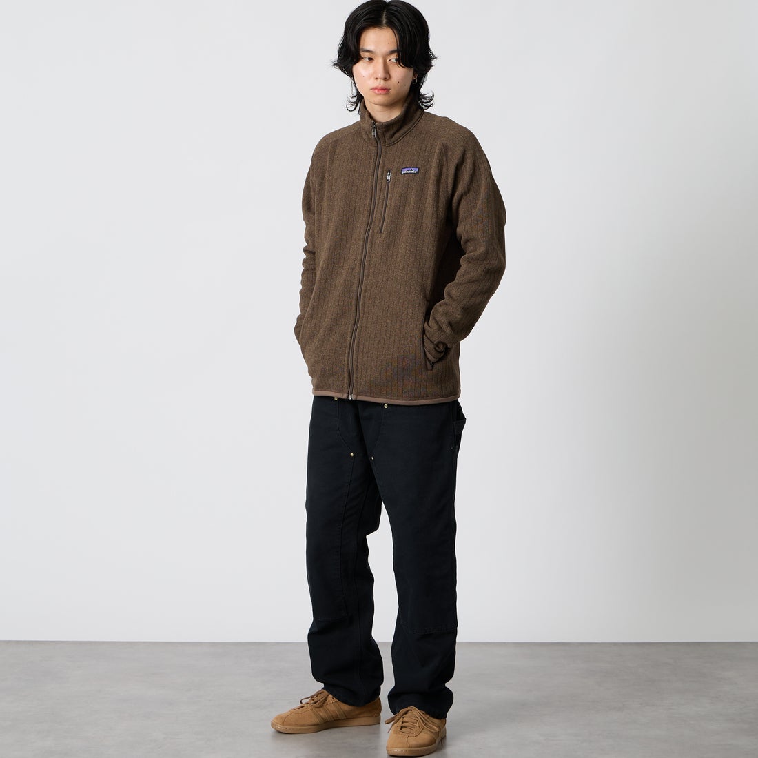 patagonia [パタゴニア] メンズ ベターセータージャケット [25528] MRBK &&モデル身長：177cm 着用サイズ：M&&