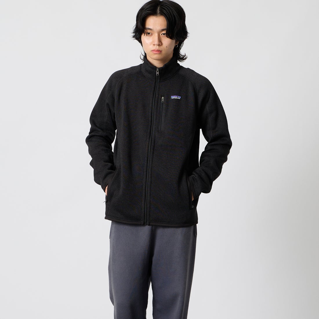 patagonia [パタゴニア] メンズ ベターセータージャケット [25528] BLK &&モデル身長：177cm 着用サイズ：M&&