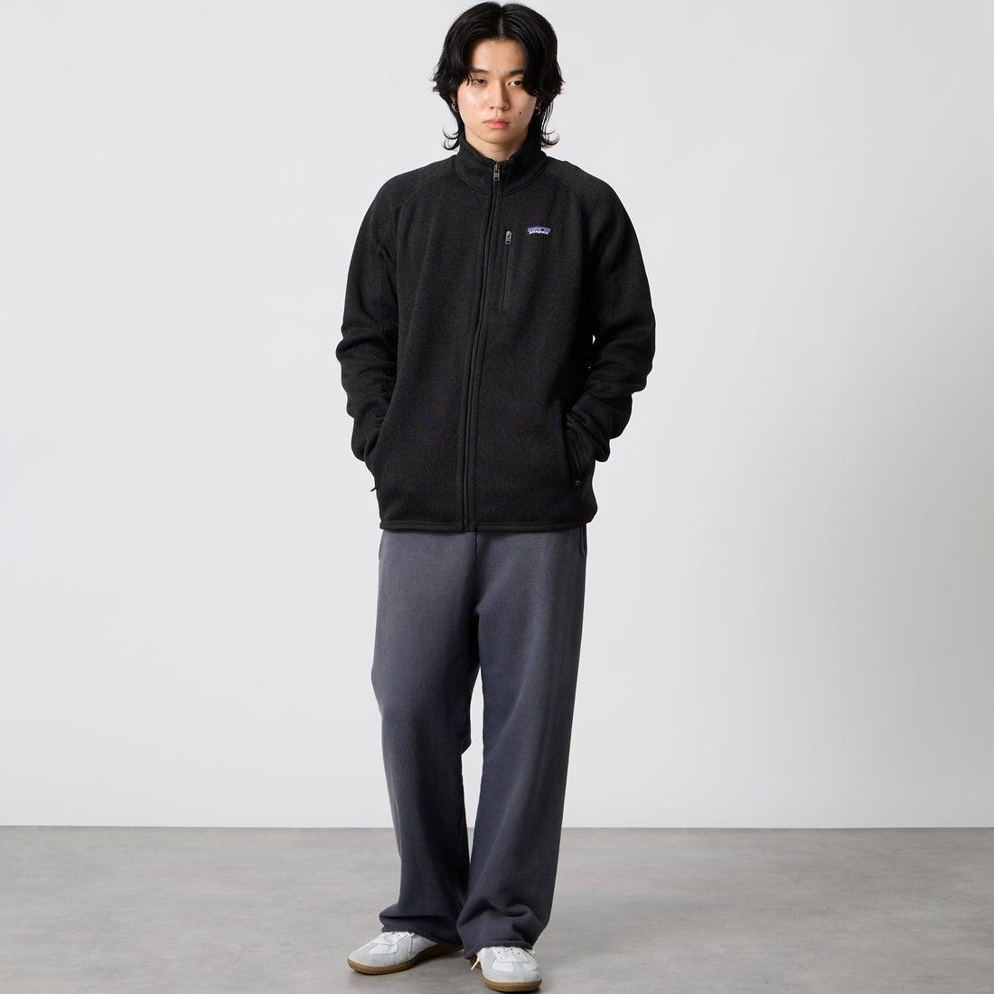 patagonia [パタゴニア] メンズ ベターセータージャケット [25528] BLK &&モデル身長：177cm 着用サイズ：M&&