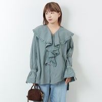 LTBLUE&&モデル身長：167cm 着用サイズ：36&&