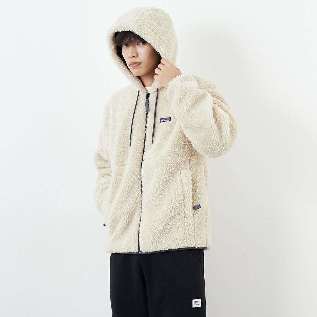 patagonia [パタゴニア] メンズ レトロXフーディジャケット [23125] DNAT &&モデル身長：179cm 着用サイズ：M&&