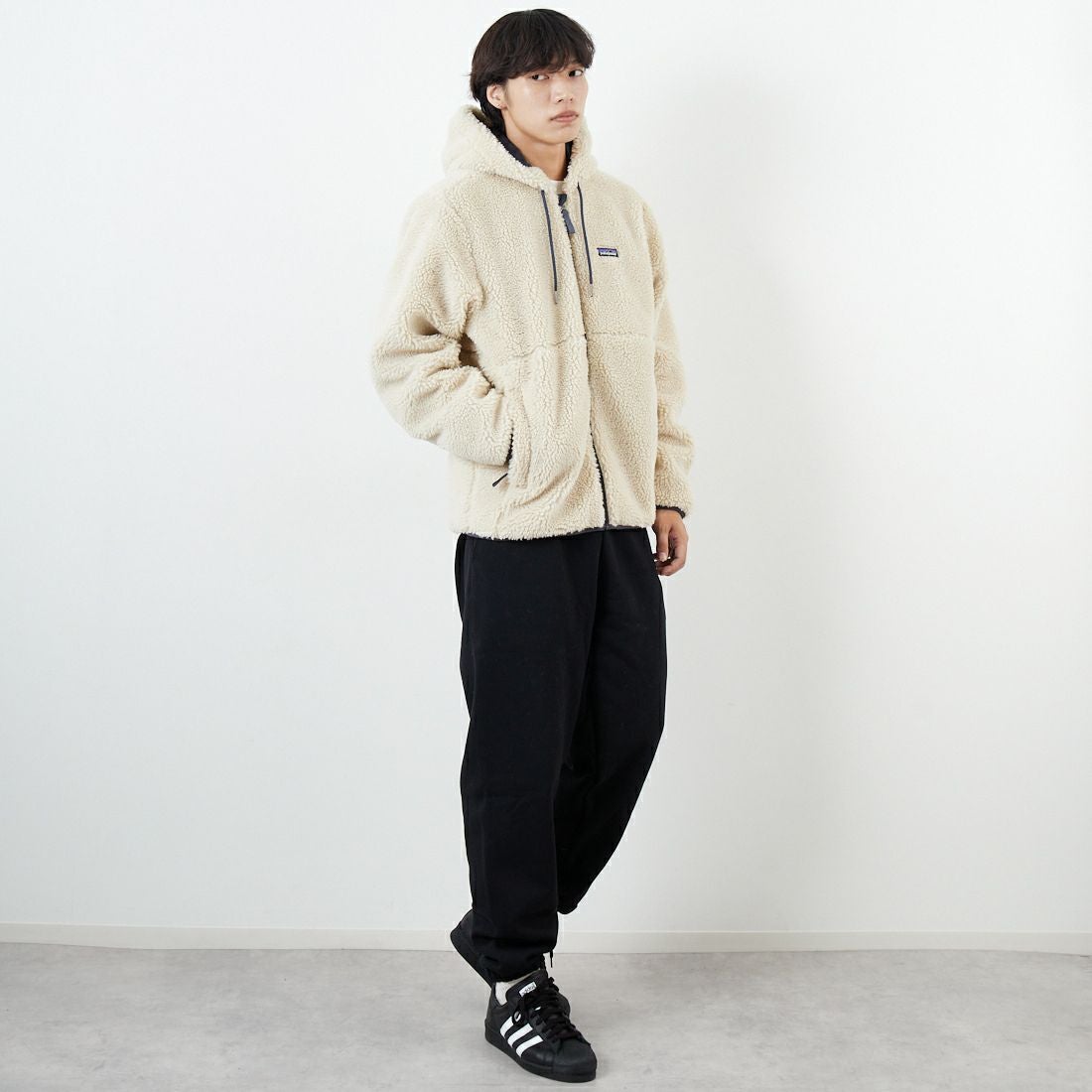 patagonia [パタゴニア] メンズ レトロXフーディジャケット [23125] DNAT &&モデル身長：179cm 着用サイズ：M&&