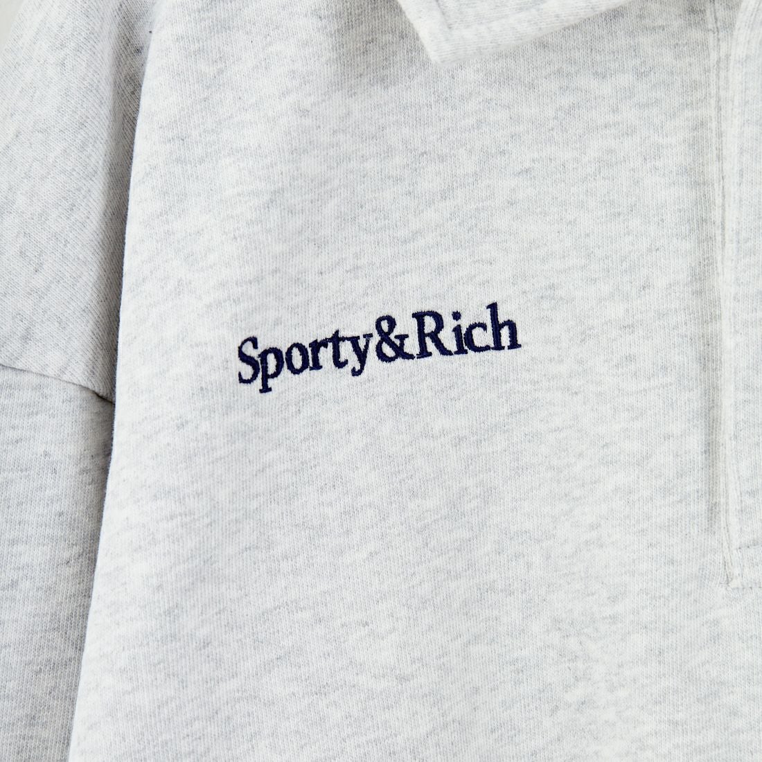 Sporty&Rich [スポーティアンドリッチ] ワールドシリーズ ポロスウェット [ST072623659] H.GRAY