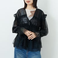 BLK&&モデル身長：162cm 着用サイズ：F&&